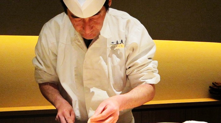 Блюда из фугу: Usukifugu Yamadaya
