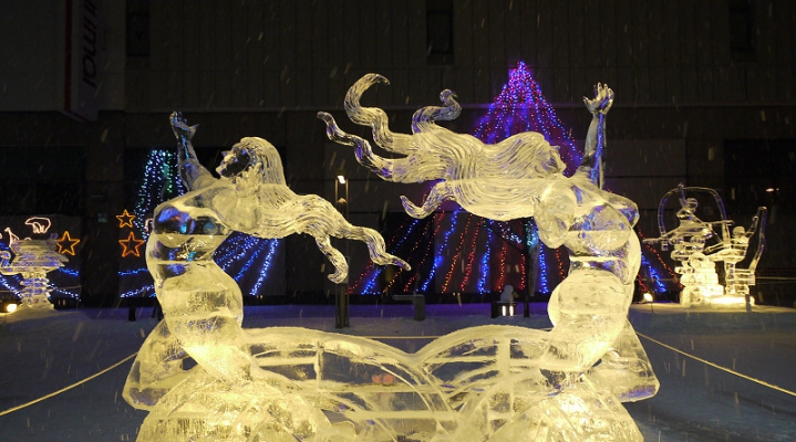 Зимний фестиваль в Асахикава
