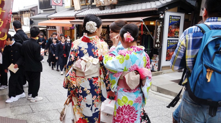 Прогулка по Киото в кимоно