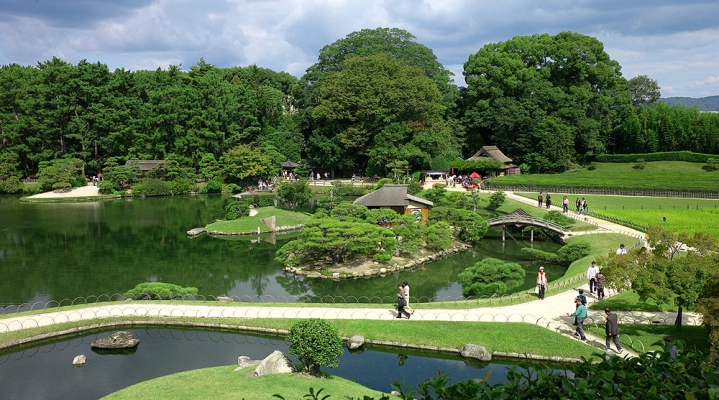 Сад Кораку-эн в Окаяме