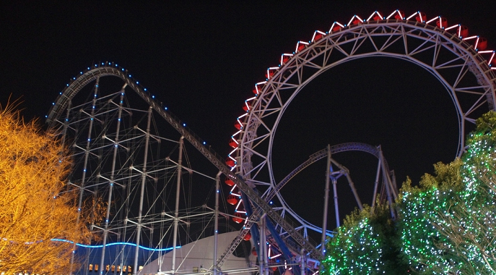 Парк аттракционов Tokyo Dome City